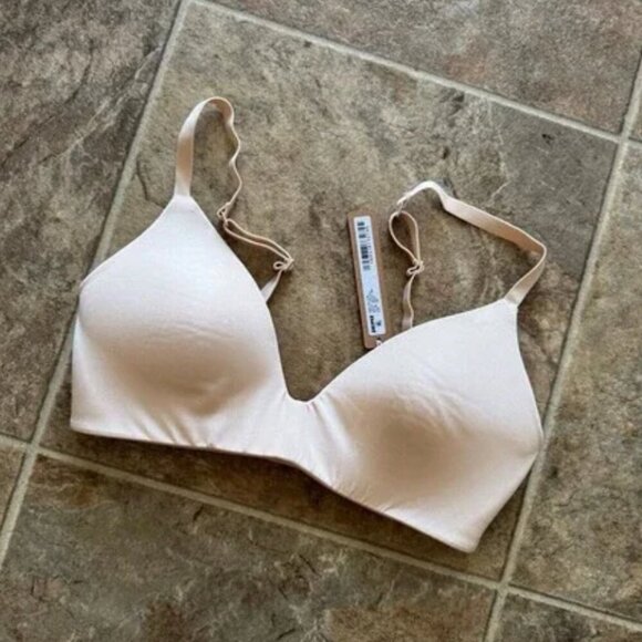 Skims Wireless Form Lightly Lined Bra Sand Size 30A Pre-owned - Picture 3 of 4